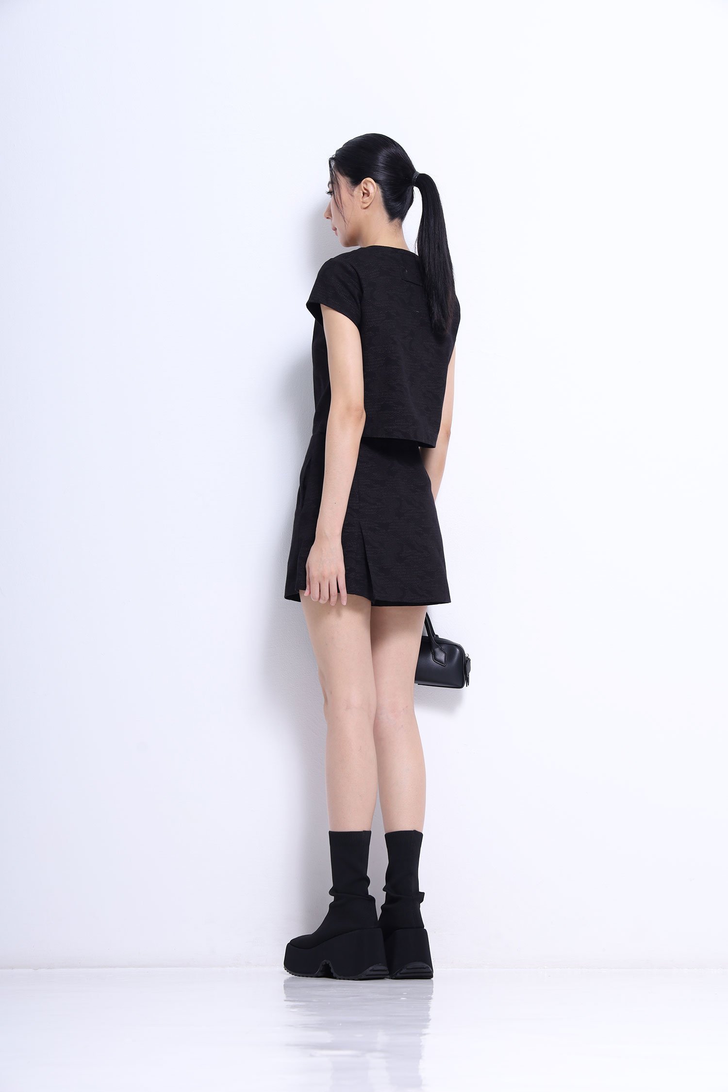Cropped Button-Up Jacket - Image 6