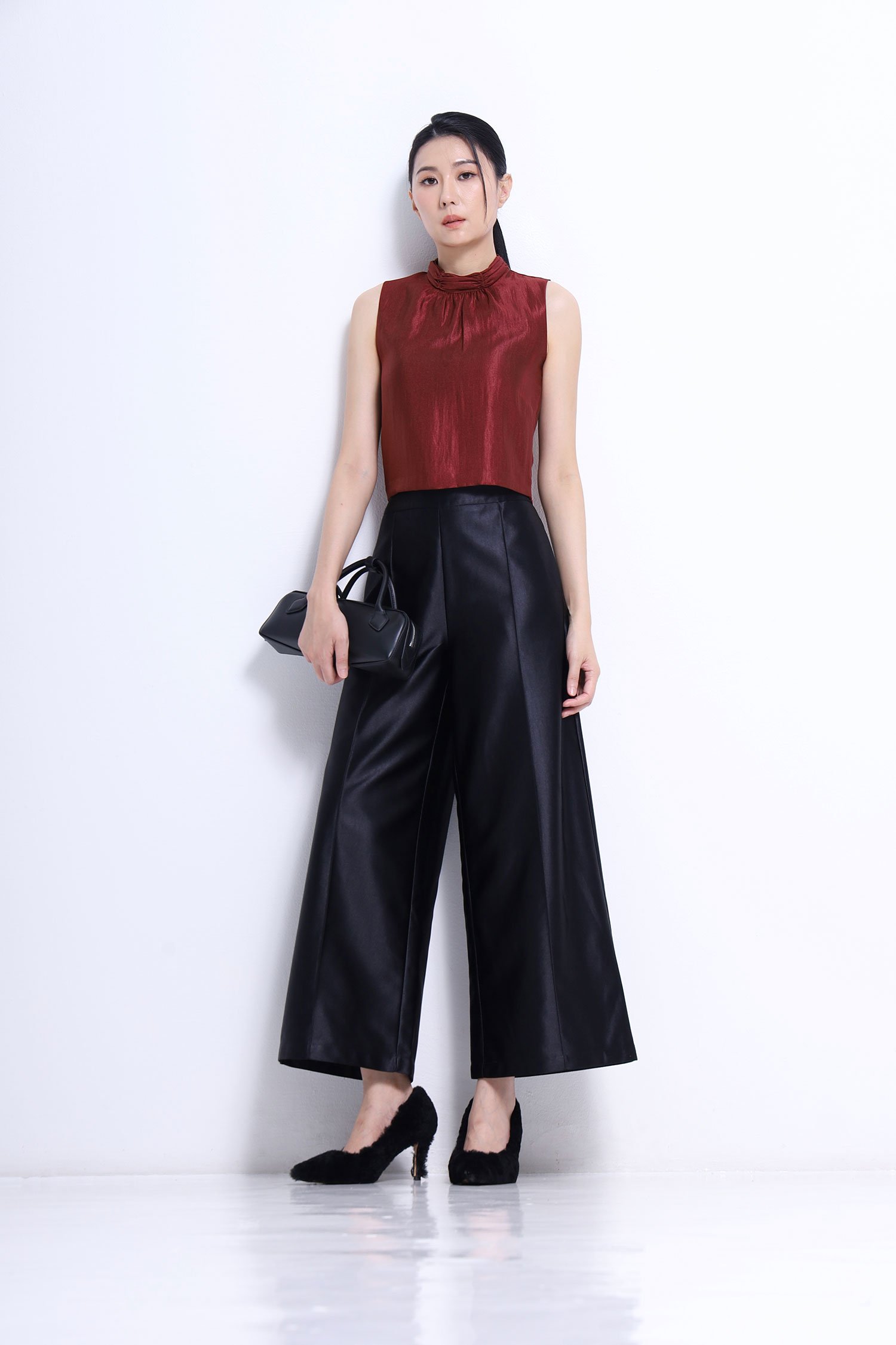 Wide-Leg Tailored Trousers - Image 12