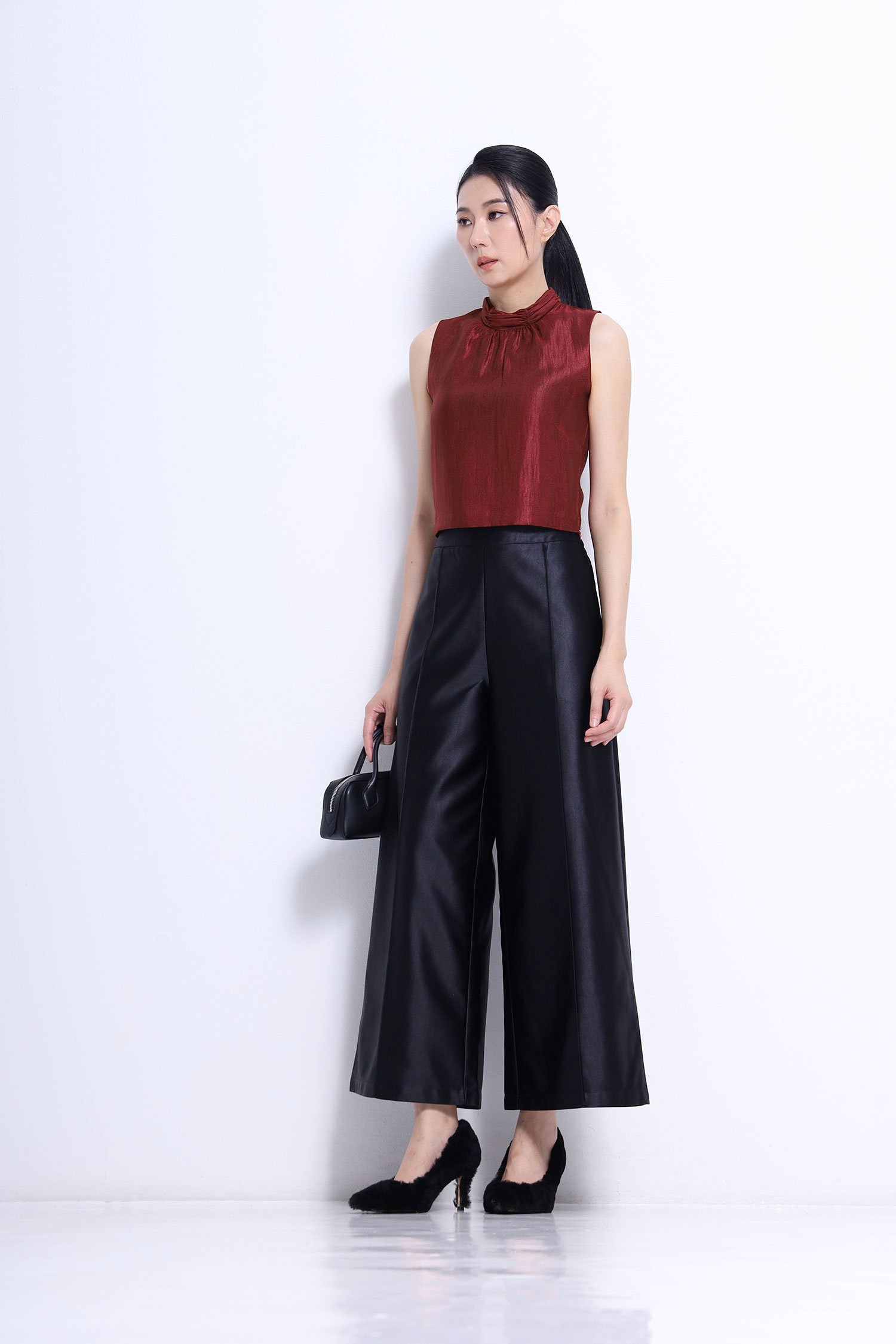 Wide-Leg Tailored Trousers - Image 13