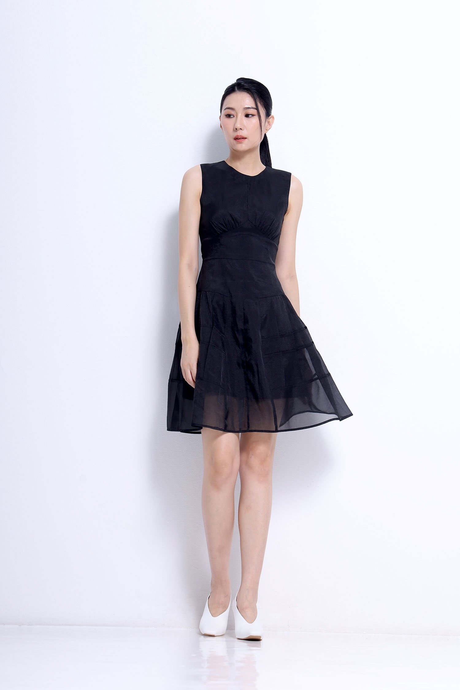 Panelled Mini Dress - Image 12