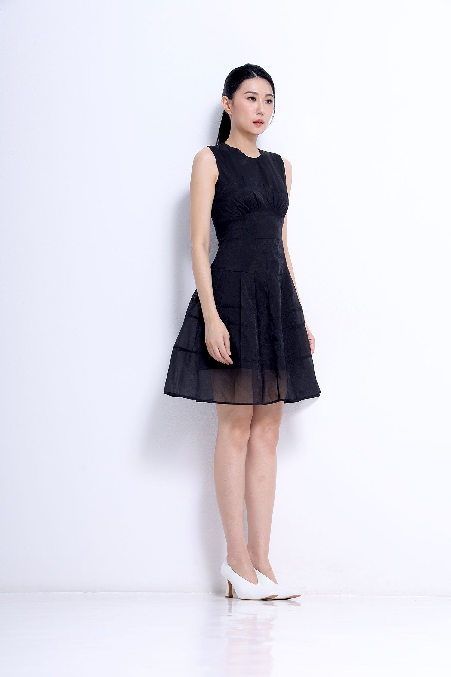 Panelled Mini Dress - Image 13