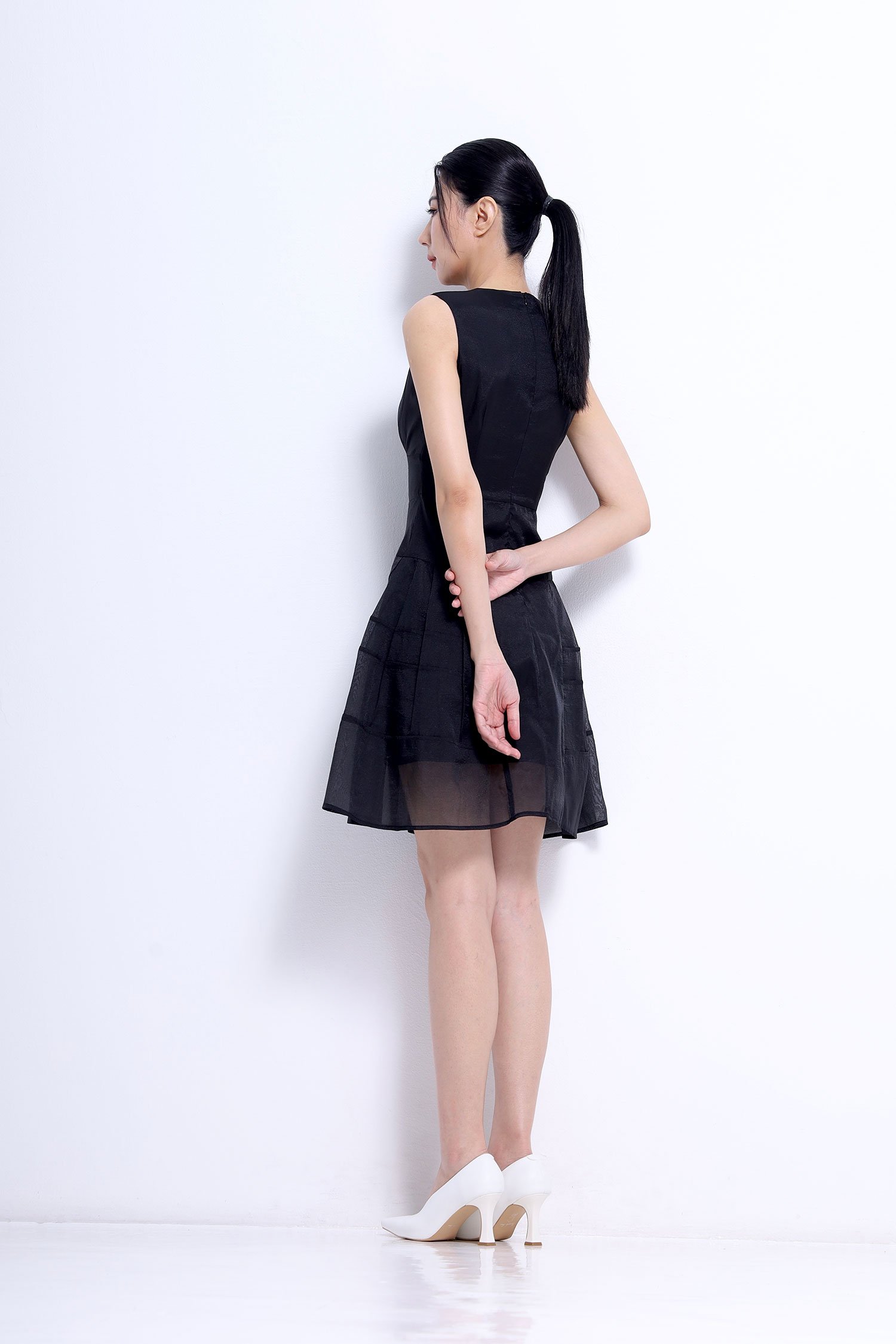 Panelled Mini Dress - Image 14