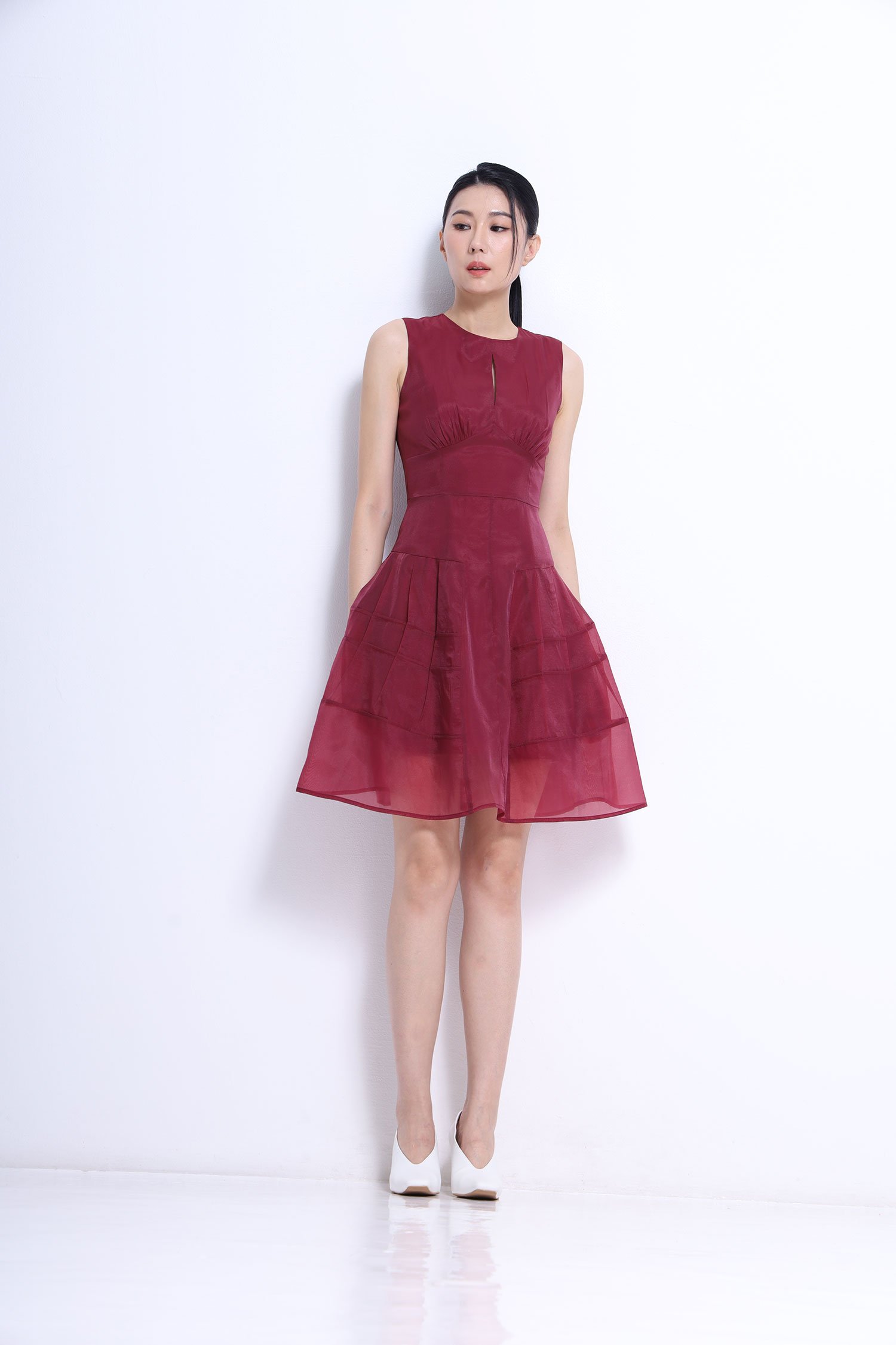 Panelled Mini Dress - Image 6