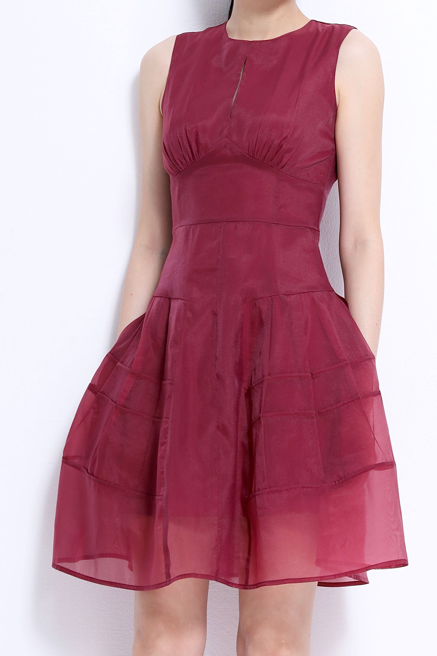 Panelled Mini Dress - Image 10