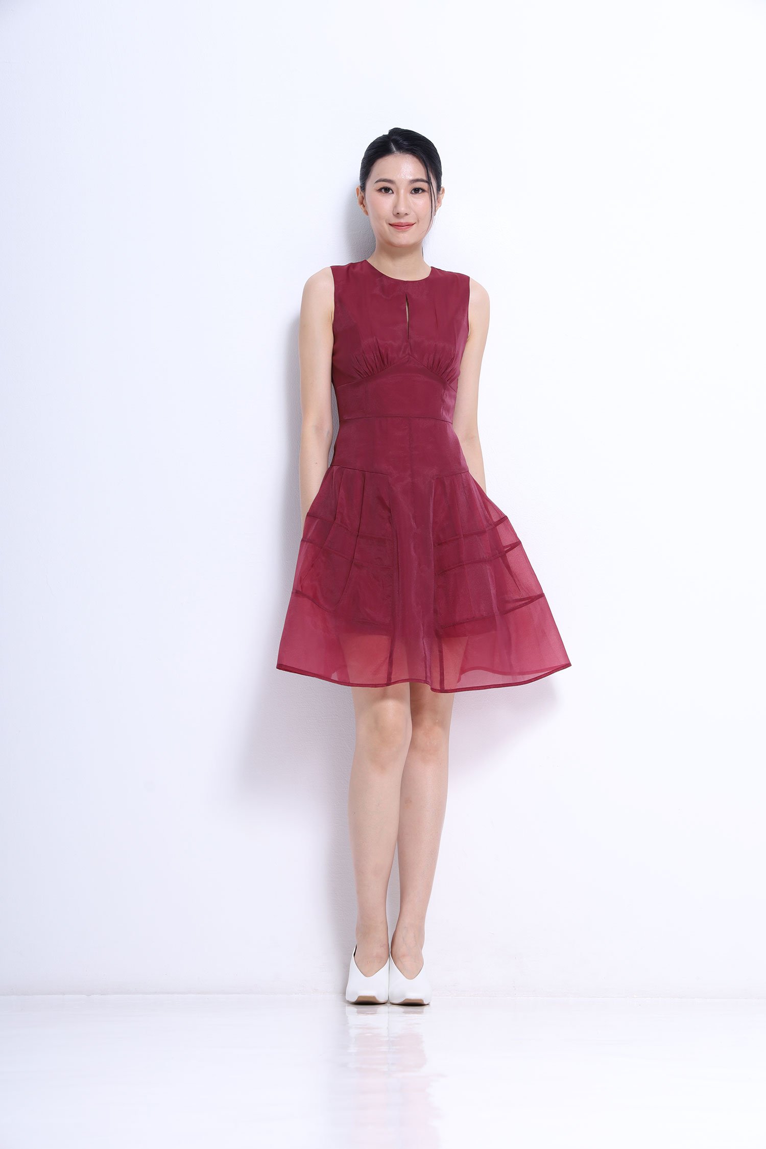 Panelled Mini Dress - Image 7