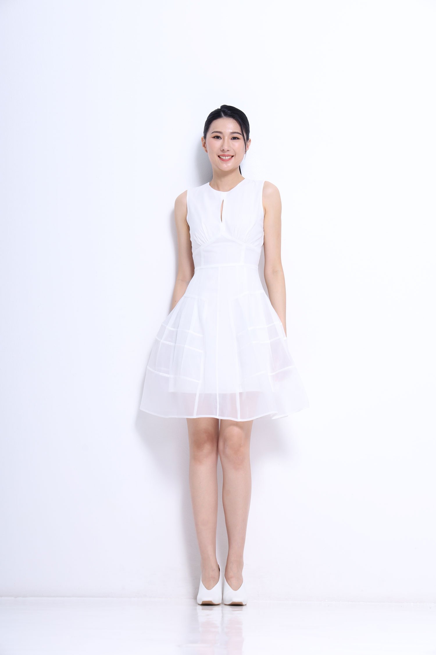Panelled Mini Dress - Image 2
