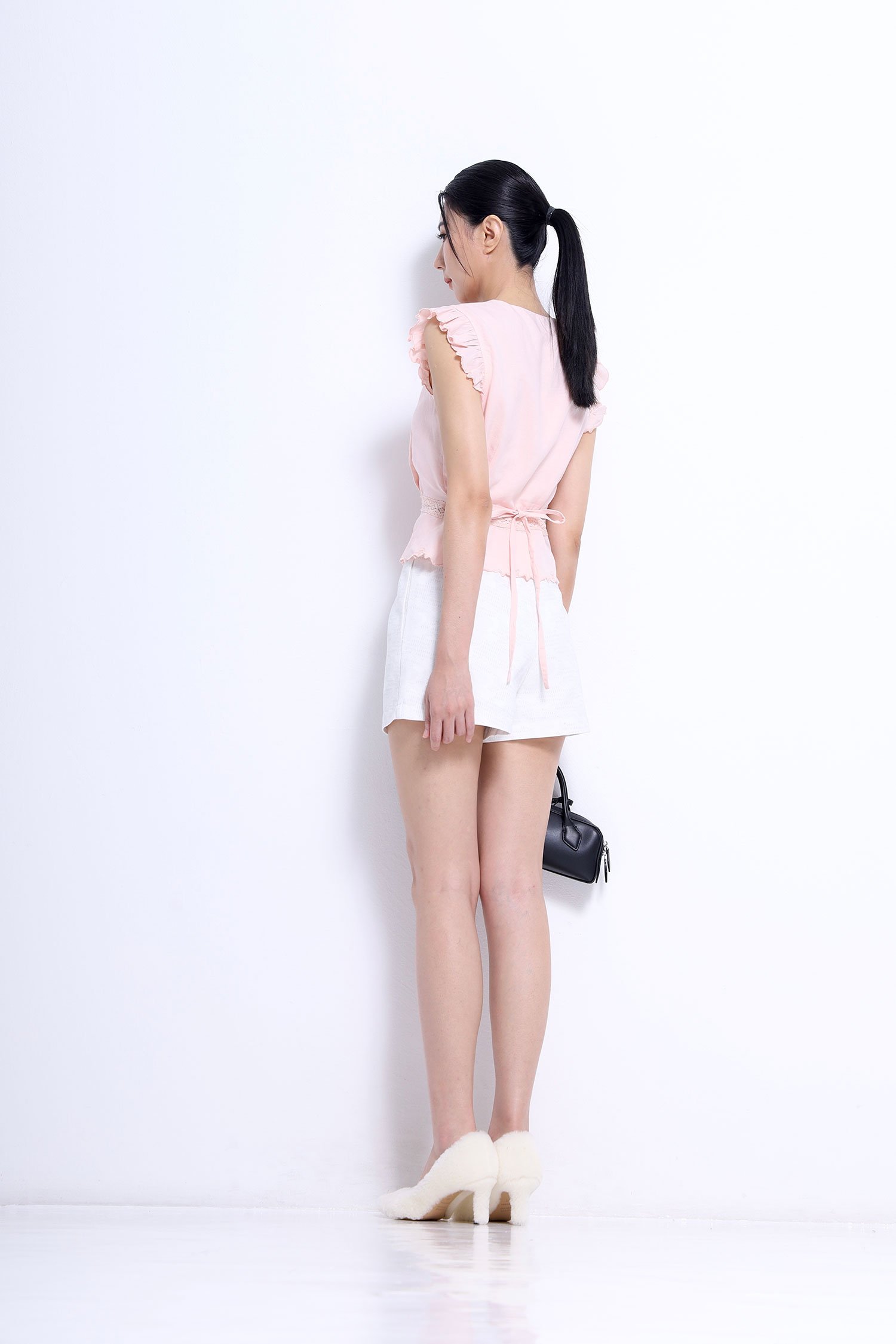 Ruffle-Sleeve Trim Top - Image 13