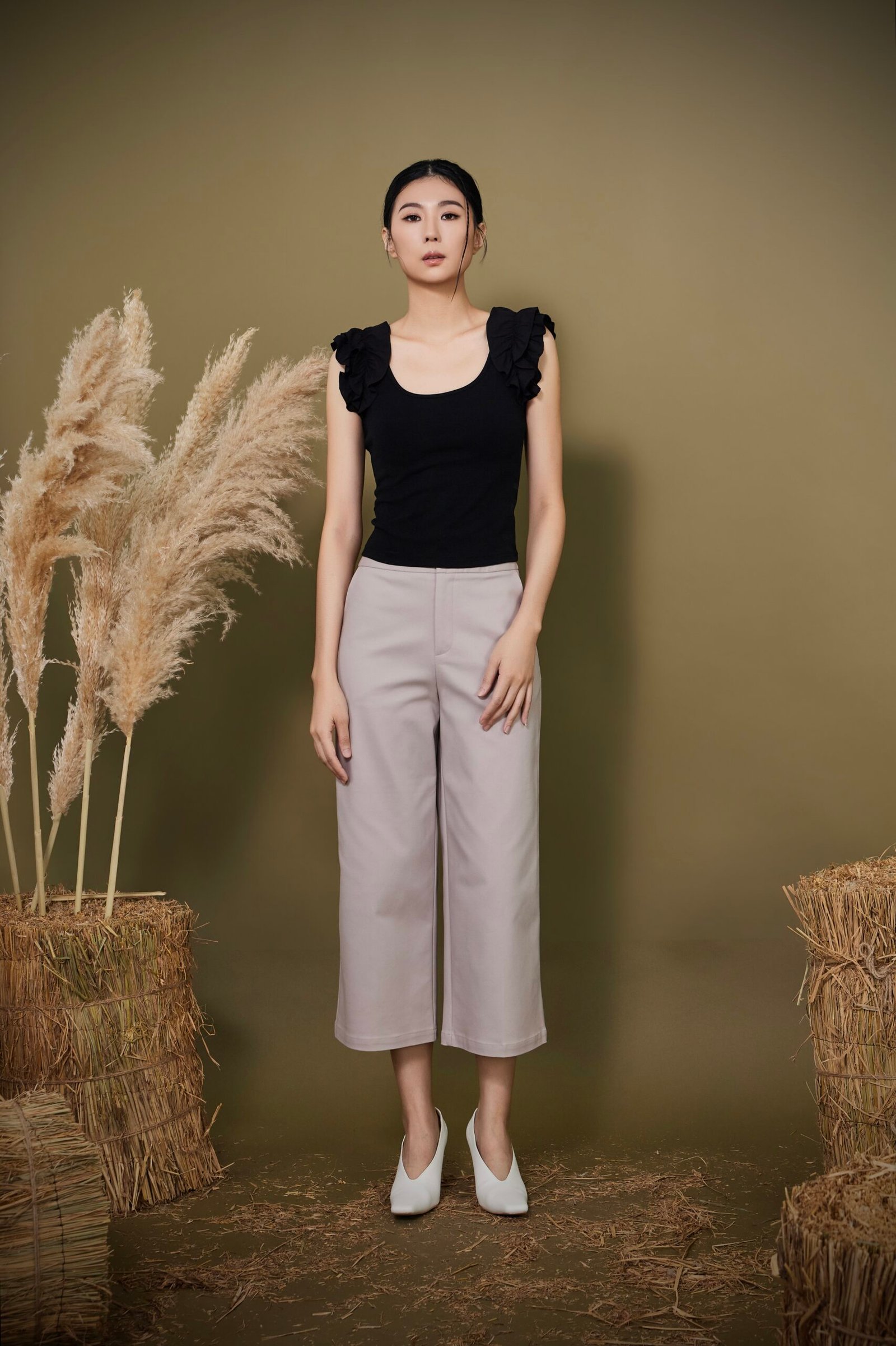 RUFFLE SHOULDER TOP - Image 12