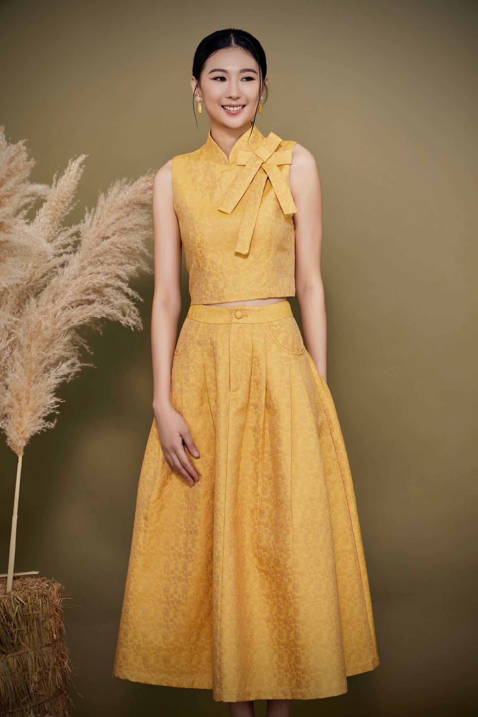 SLEEVELESS KNOT DETAIL TOP - Image 10