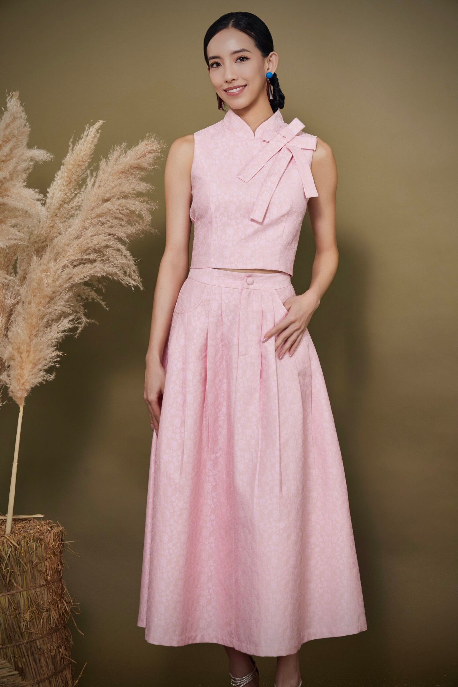 SLEEVELESS KNOT DETAIL TOP - Image 6