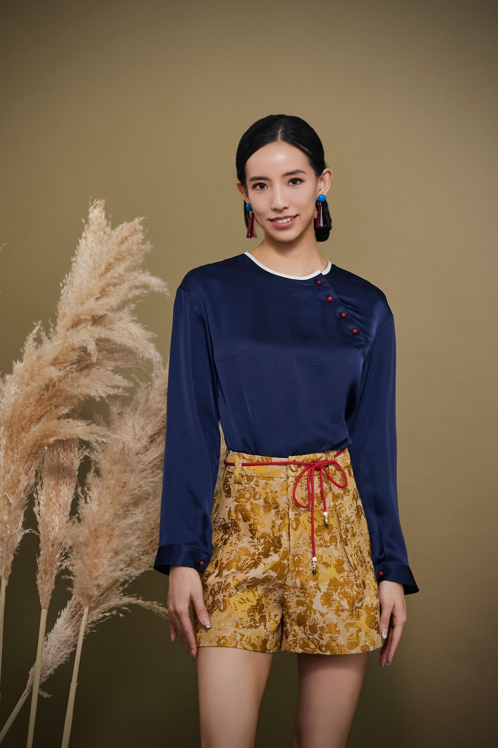 JACQUARD DRAWSTRING SHORTS - Image 12